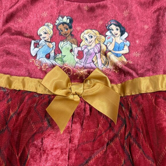 Disney Princess Red Nightgown Pajama Dress 3T - Picture 5 of 5